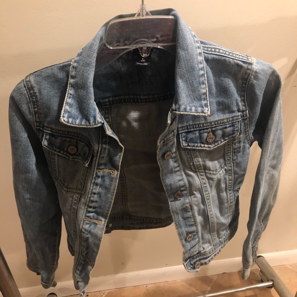 Gap faded jean jacket-kids